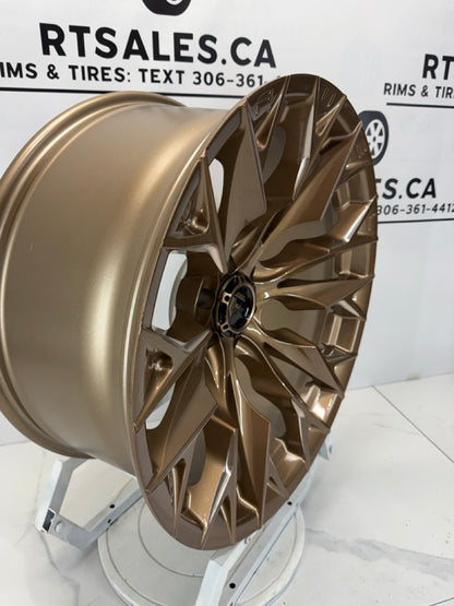 22x10 Fuel Flame Rims 6x135