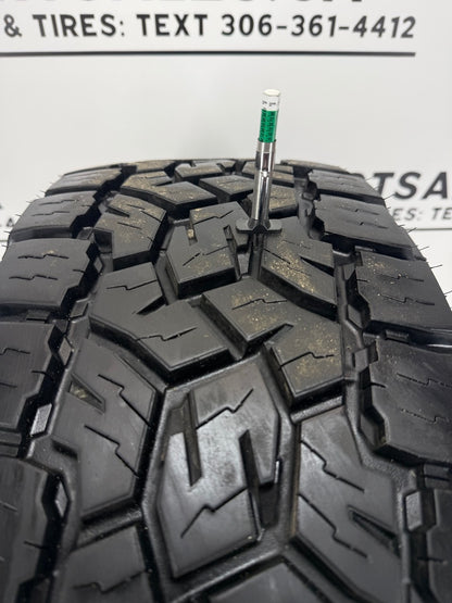 LT275/60R20 10 Ply Toyo AT3 All Weather Tires (Takeoffs)