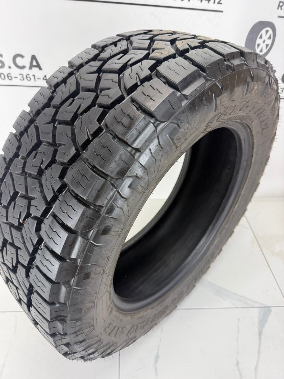 LT275/60R20 10 Ply Toyo AT3 All Weather Tires (Takeoffs)