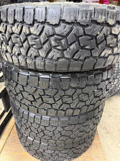 LT275/60R20 10 Ply Toyo AT3 All Weather Tires (Takeoffs)