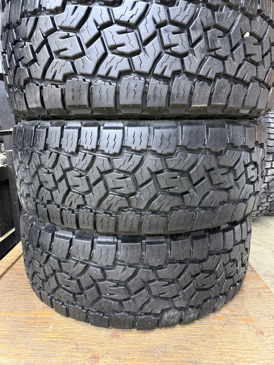 LT275/60R20 10 Ply Toyo AT3 All Weather Tires (Takeoffs)