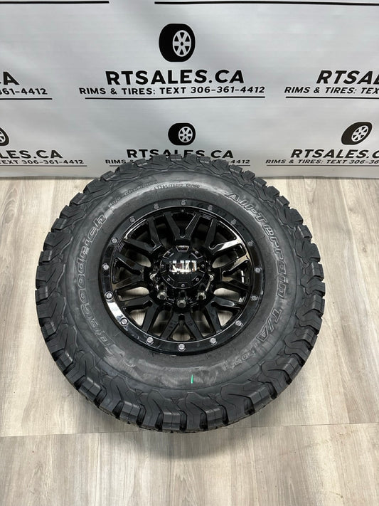 285/70/17 BFgoodrich tires on rims Dodge Ram Gmc Chevy 3500