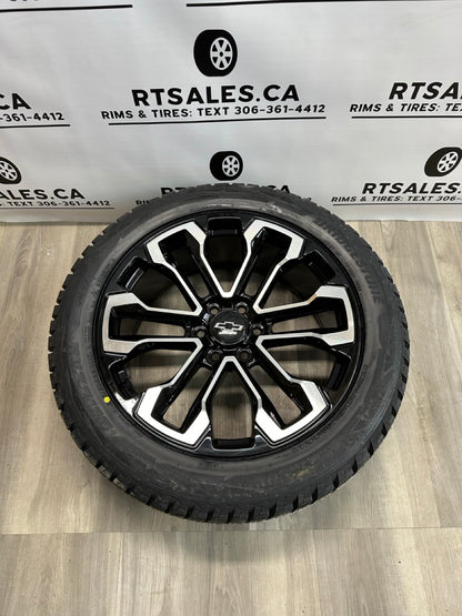 275/50/22 Blizzak Winter tires 22x9 GMC Chevy 1500 Rims 6x139.7