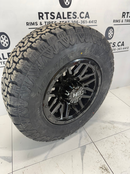 275/70/18 AMP tires Rims Dodge Ram GMC Chevy 2500 3500