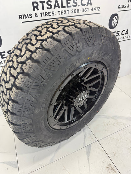 275/70/18 AMP tires Rims Dodge Ram GMC Chevy 2500 3500
