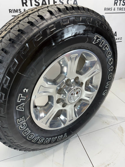 LT 275/70/18 Firestone tires Dodge Ram 2500 3500 rims / 8x165 (Takeoffs)