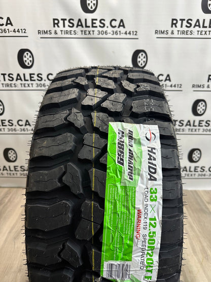 LT 33x12.5x20 Haida HD869 M/T F All Weather tires