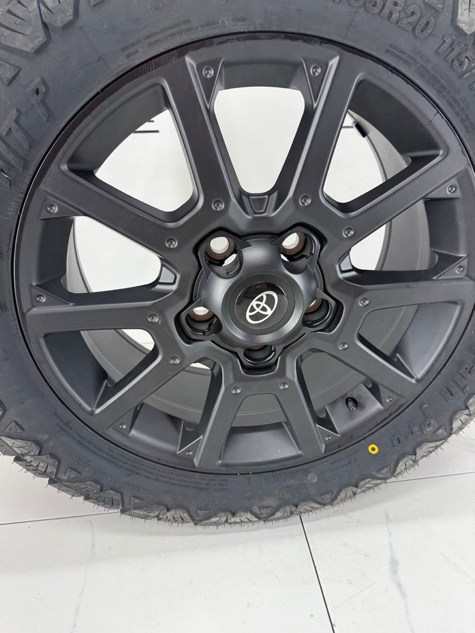 AMP Terrain Pro A/T Tires on 20" Replica R226 Rims 5x150