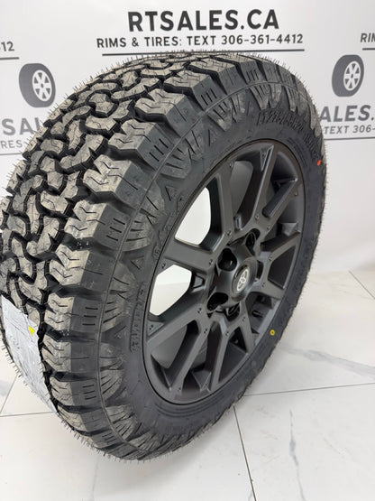 AMP Terrain Pro A/T Tires on 20" Replica R226 Rims 5x150