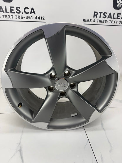 19x8.5 Audi Factory OEM Rims 5x112 (Lightly Used)