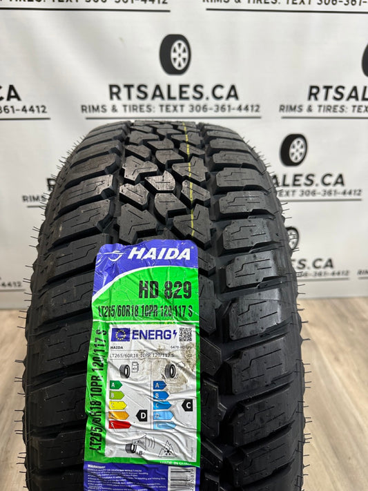 LT 265/60/18 Haida HD829 A/T E All Weather tires