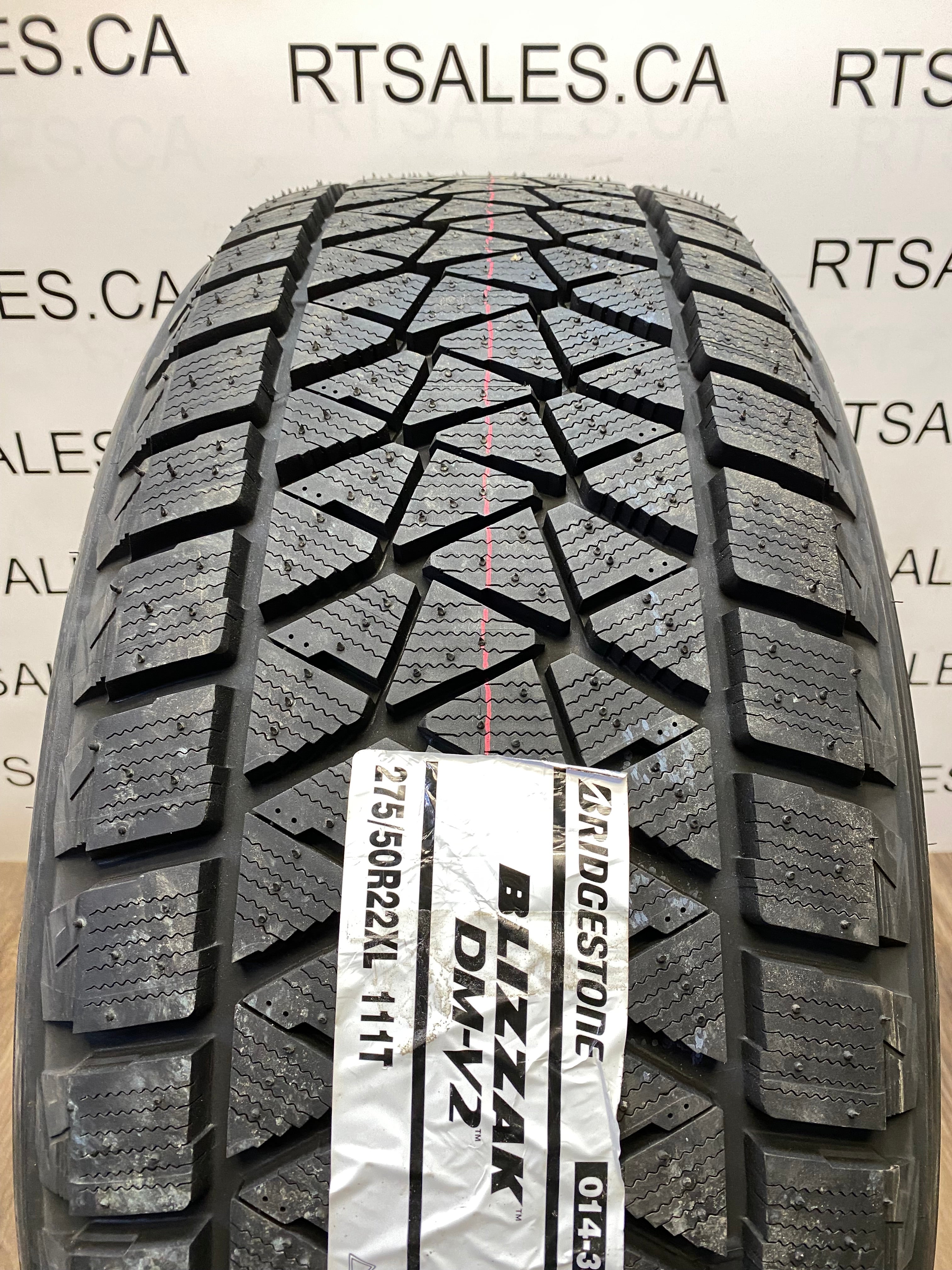 275/50/22 Bridgestone BLIZZAK DM-V2 XL Winter Tires – R&T Sales