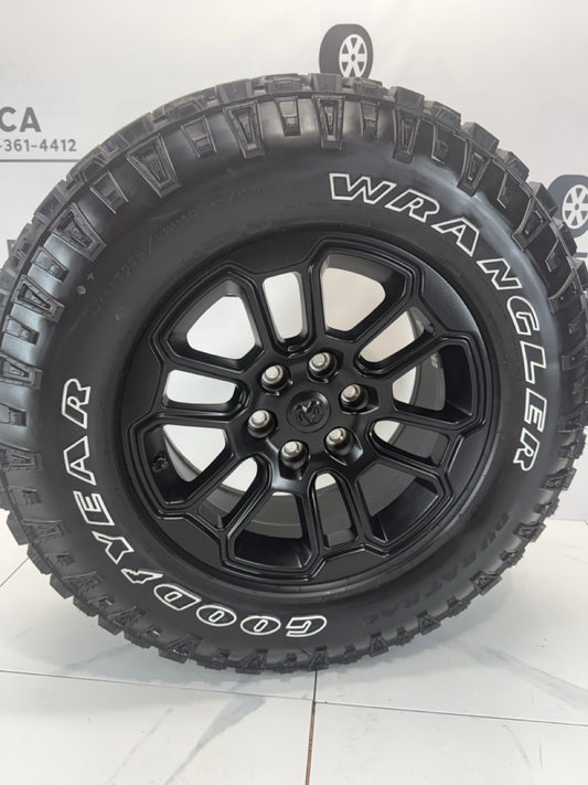275/70/18 Goodyear Duratrac Ram Rebel 1500 Rims 6x139.7 (Takeoffs)