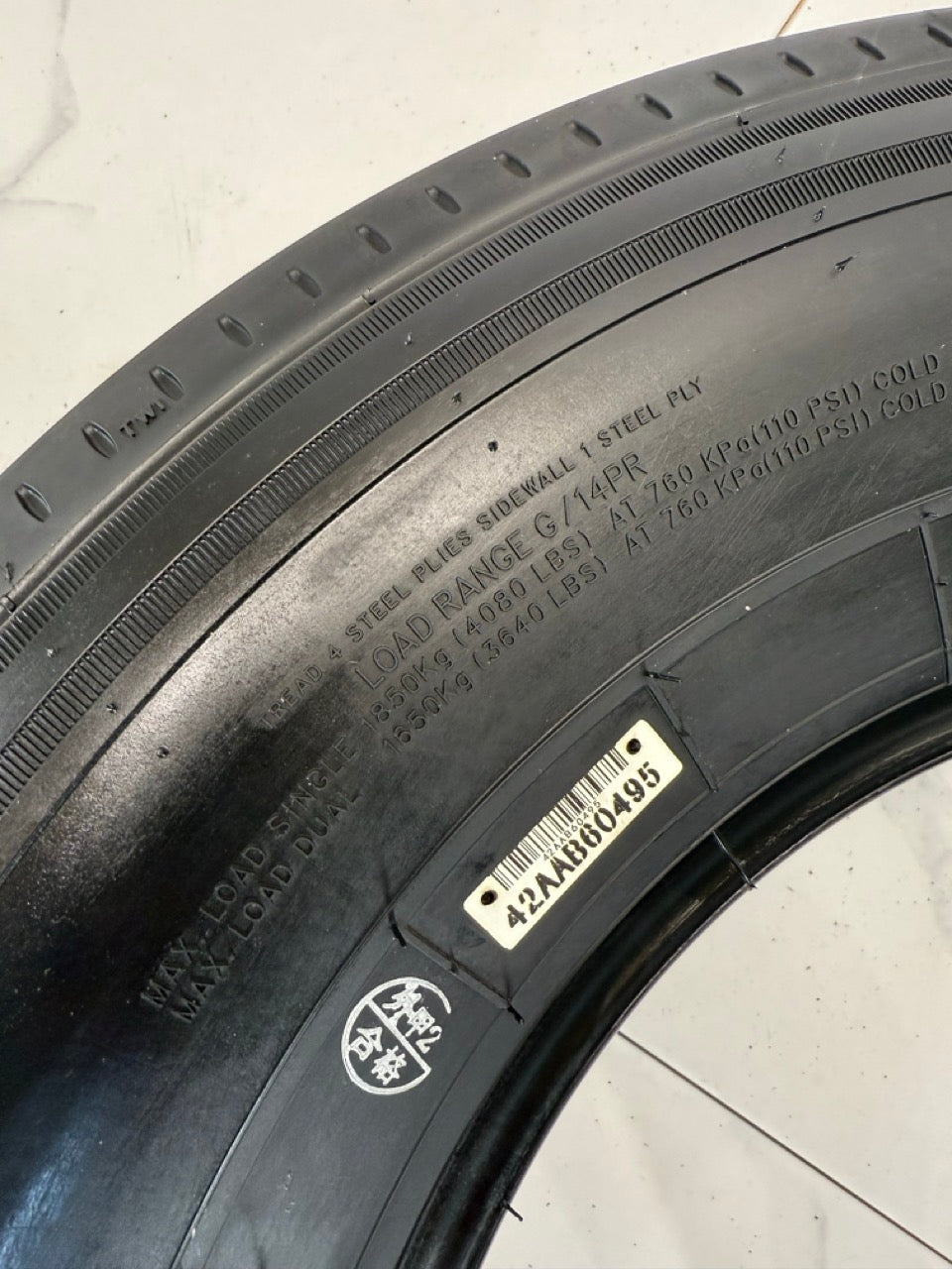ST235/85R16 CARLISLE RADIAL TRAIL 14 ply Trailer tires