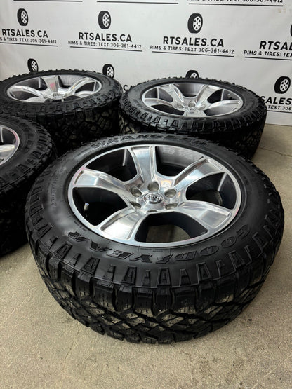 275/55/20 Goodyear 20" tires / Dodge Ram 1500 rims / 6x139.7 (Used)