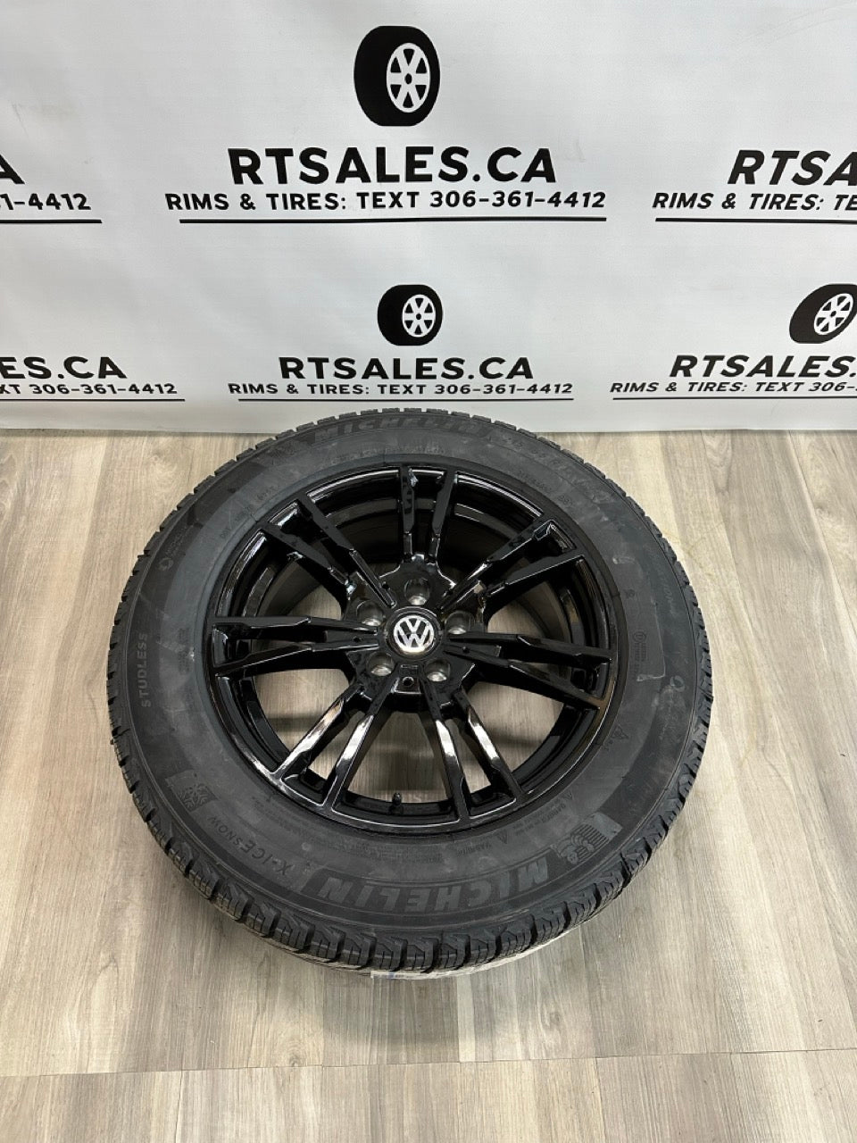 215/65/17 michelin Winter tires 17x8 Replica 231 Rims 5x112 AUDI Volkswagen