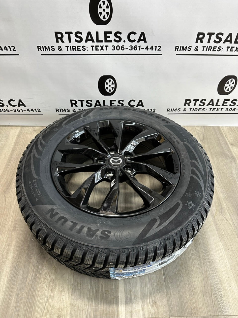 225/65/17 Studded WINTER TIRES rims 5x114.3 TOYOTA RAV4 MAZDA