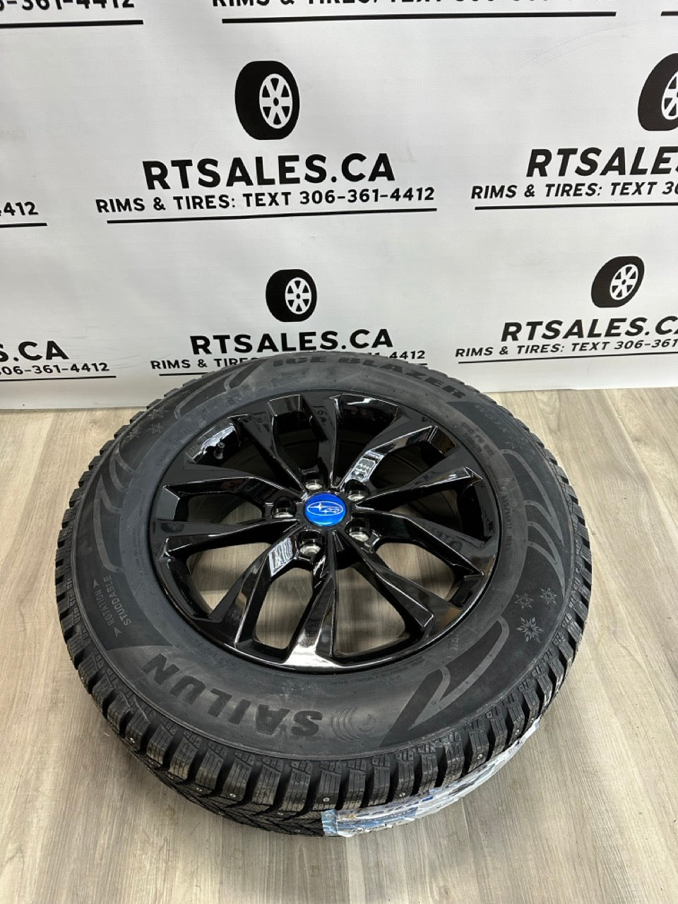 225/65/17 Studded WINTER TIRES rims 5x114.3 TOYOTA RAV4 MAZDA