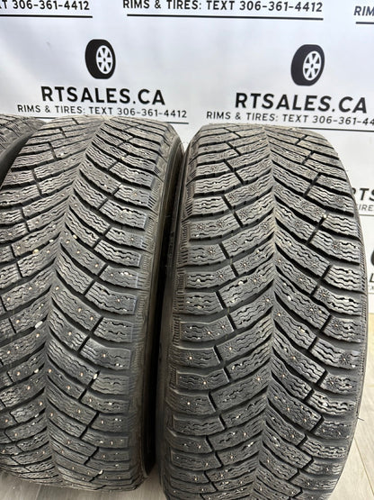 265/60/18 Michelin Studded Tires on 5x114.3 Multi-fit rims (used)