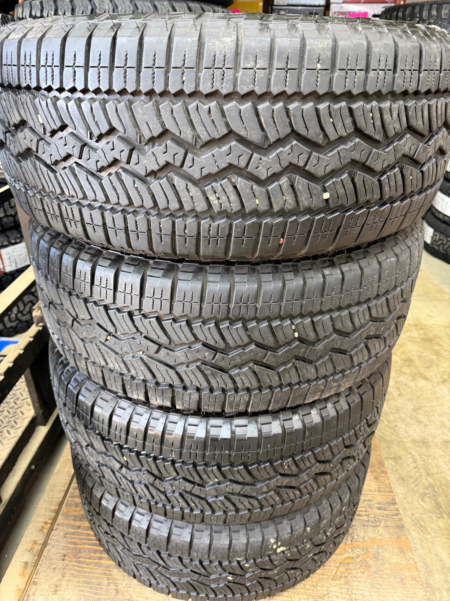 275/55/20 Falken At3W all weather tires (used)