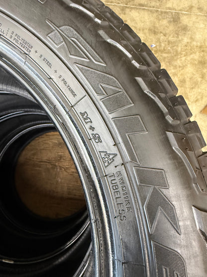 275/55/20 Falken At3W all weather tires (used)