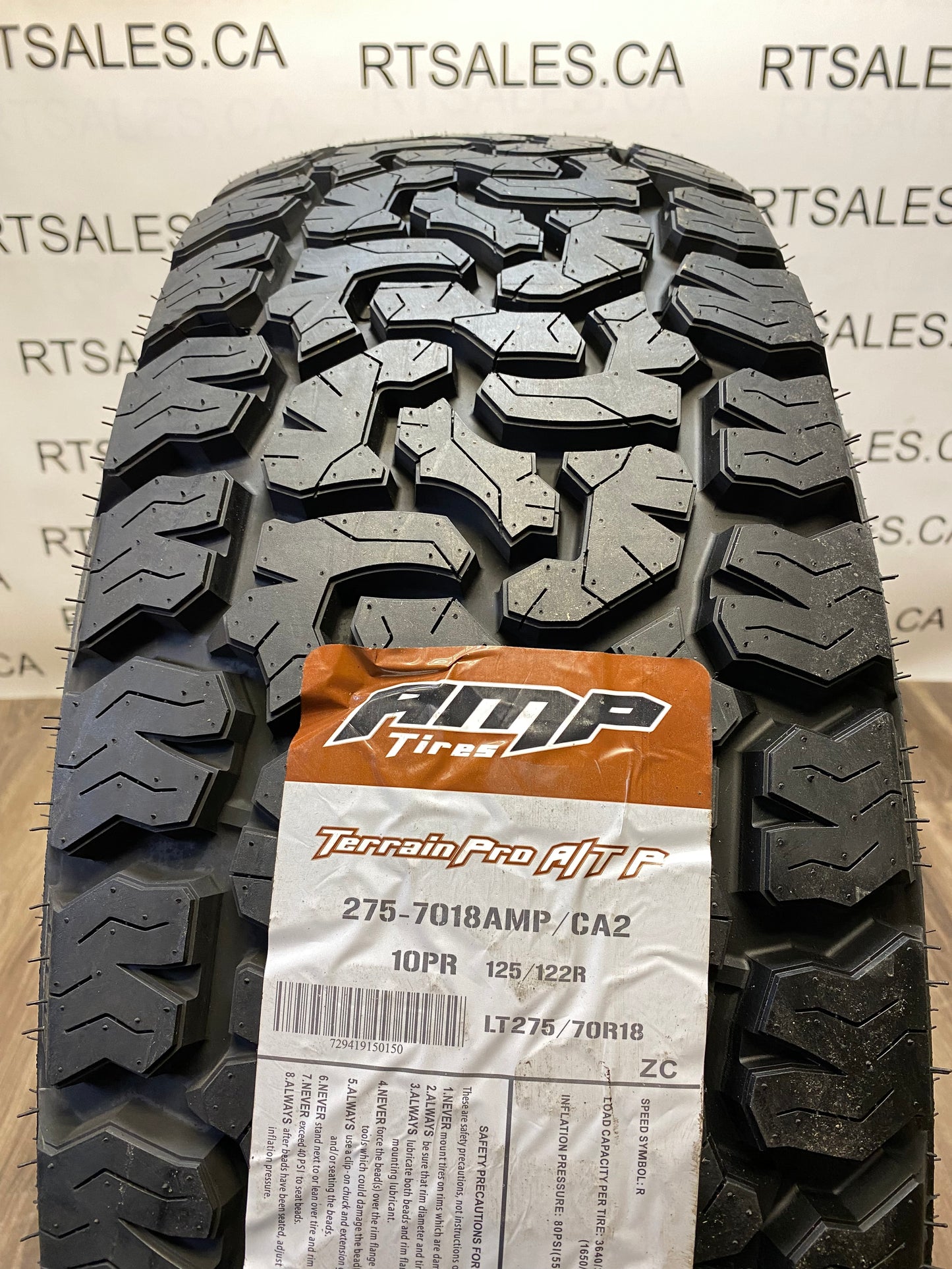 LT 275/70/18 Amp Pro 10 ply (Set of Four). ALL WEATHER