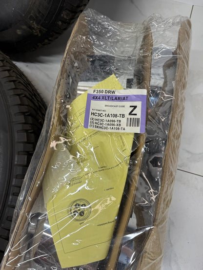 LT 245/75/17 Michelin Tires OEM Ford F350 Dually Rims 8x200 (Takeoffs)