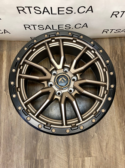 20x10 Fuel Rebel Rims 6x139.7 -18mm