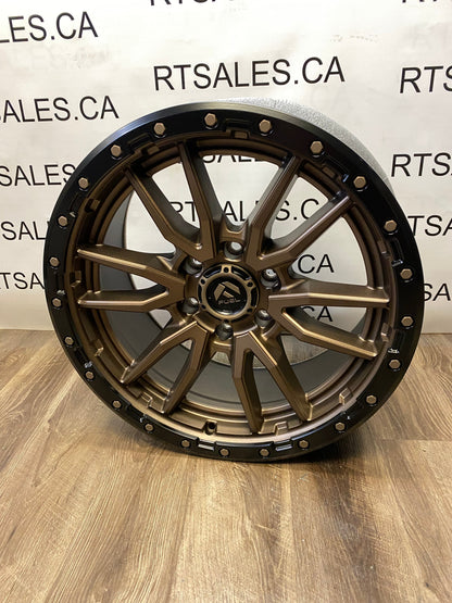 20x10 Fuel Rebel Rims 6x139.7 -18mm