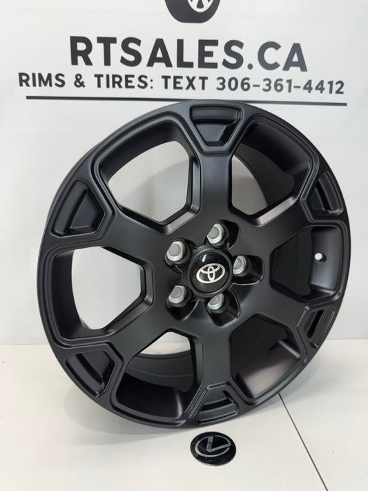 Black Rims 5x114.3 Toyota Rav4 / Lexus - MULTIPLE SIZES