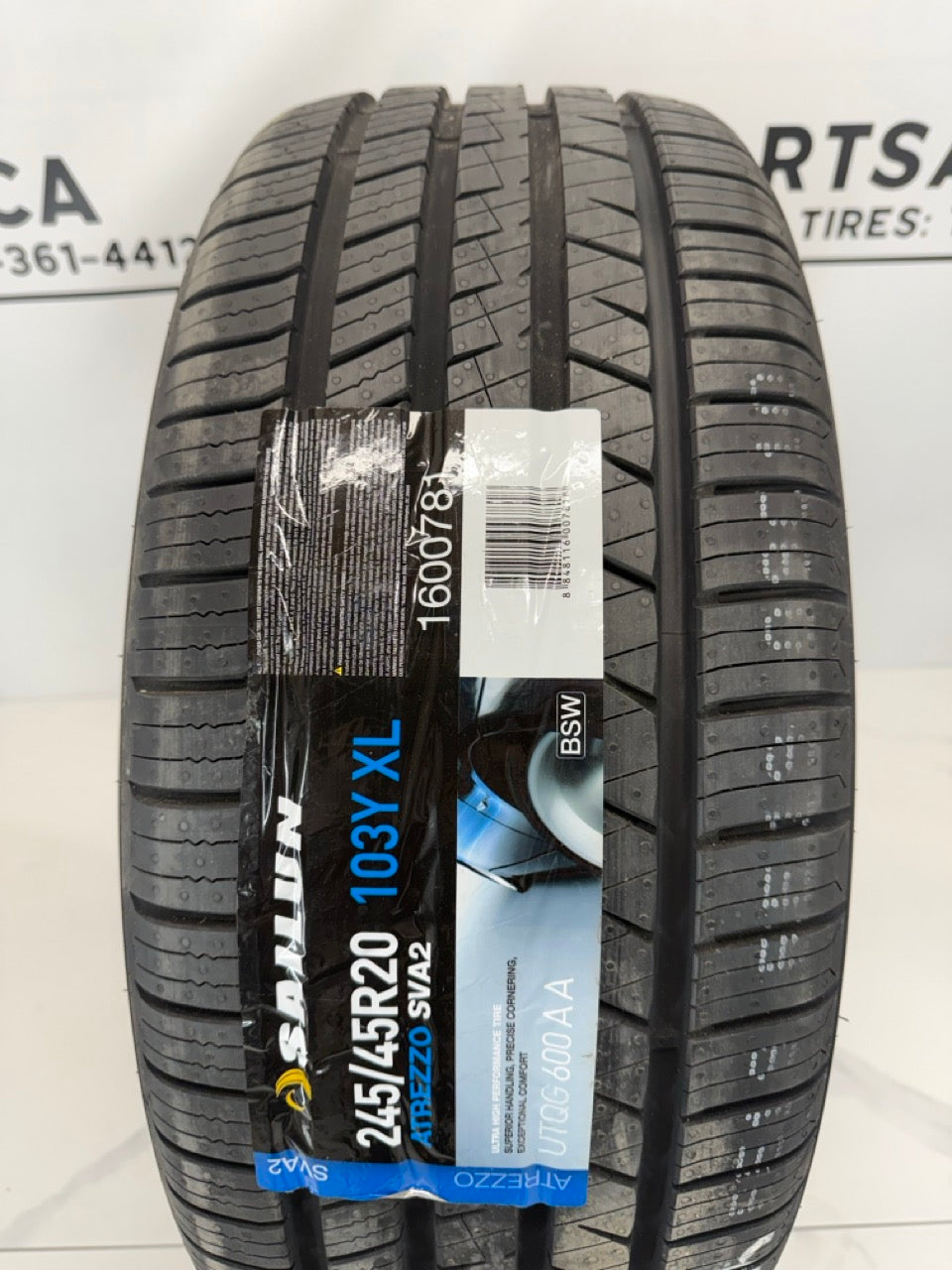245/45/20 Sailun SVA2 All Season Tires on 20" Rims 5x115
