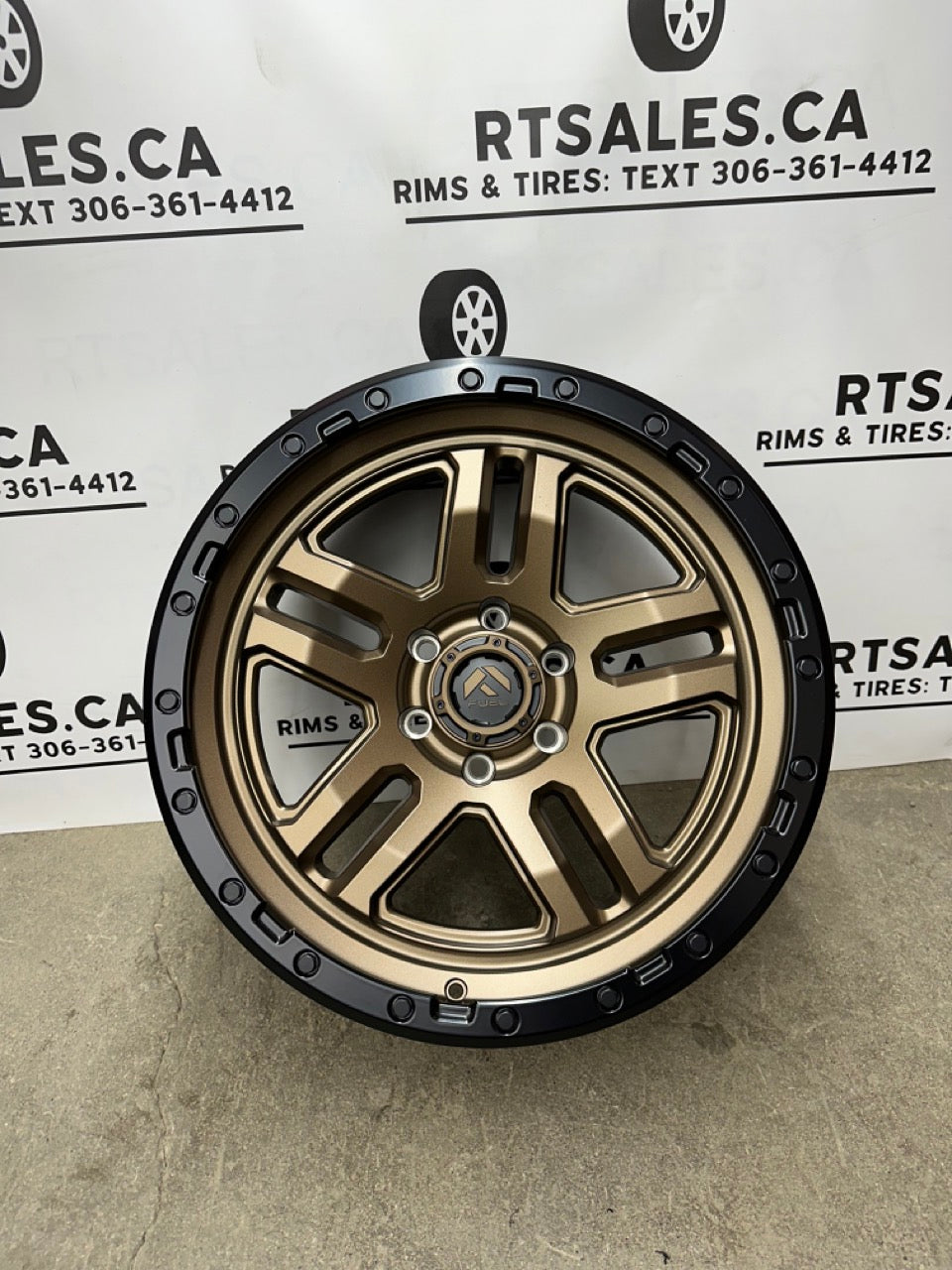 20x9 Fuel Ammo Rims 6x139.7 Bronze