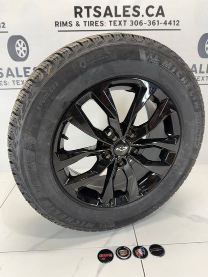 225/65/17 Michelin X-Ice Snow Winter Tires on 17" DAI Rims 5x115