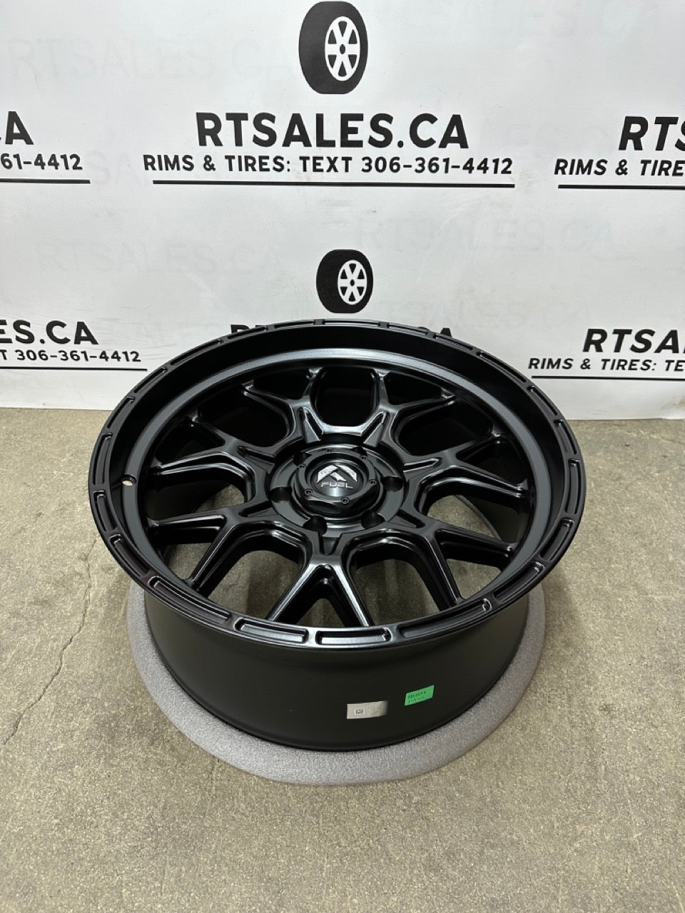 20x9 Fuel Tech Rims 6x139.7 Black