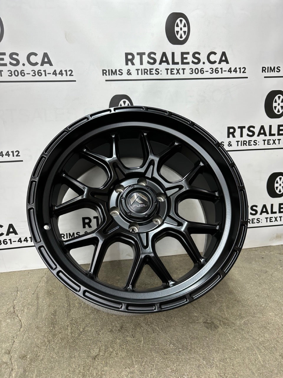 20x9 Fuel Tech Rims 6x139.7 Black