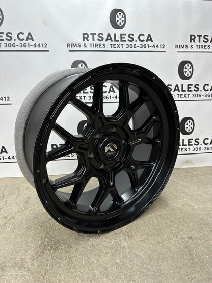 20x9 Fuel Tech Rims 6x139.7 Black