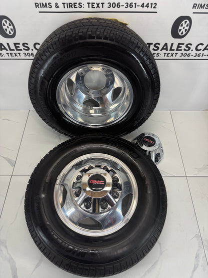 LT 235/80/17 GMC 3500 Dually rims & Tires Set of 6