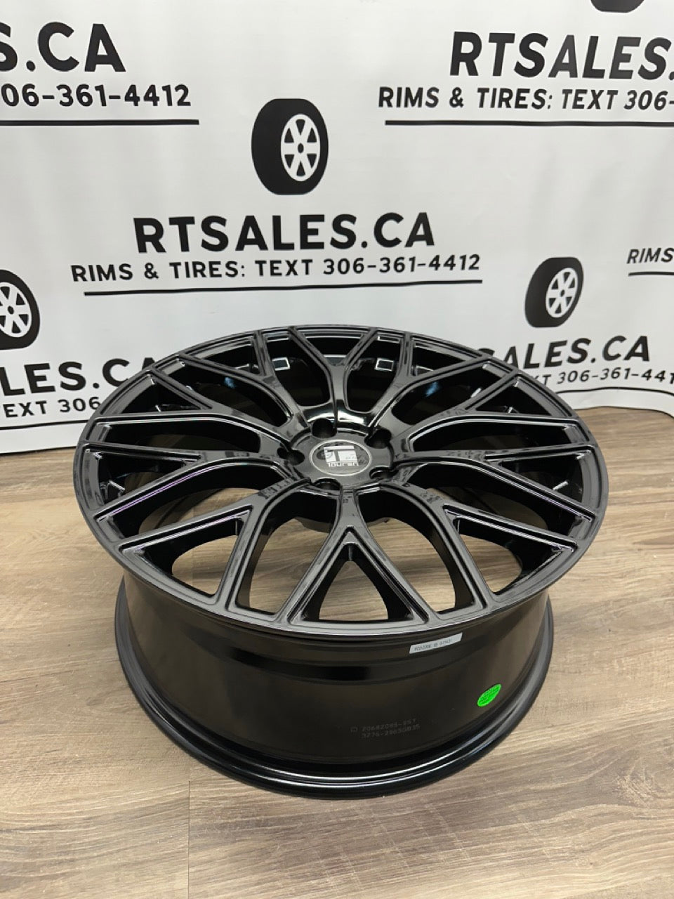 20X8.5 Touren TR76 Rims 5x114.3 Gloss Black