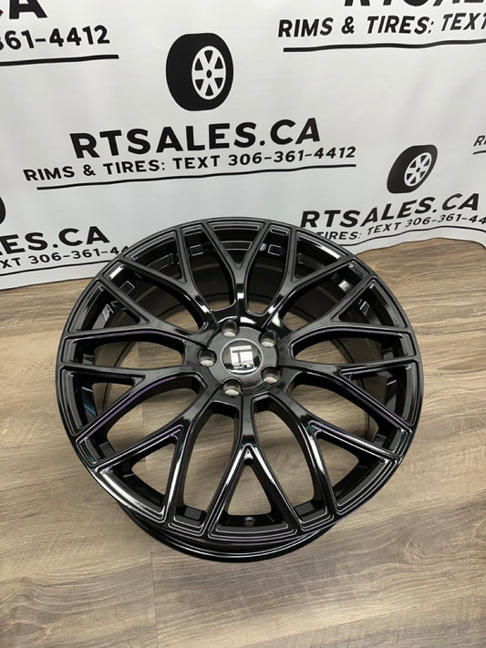 20X8.5 Touren TR76 Rims 5x114.3 Gloss Black