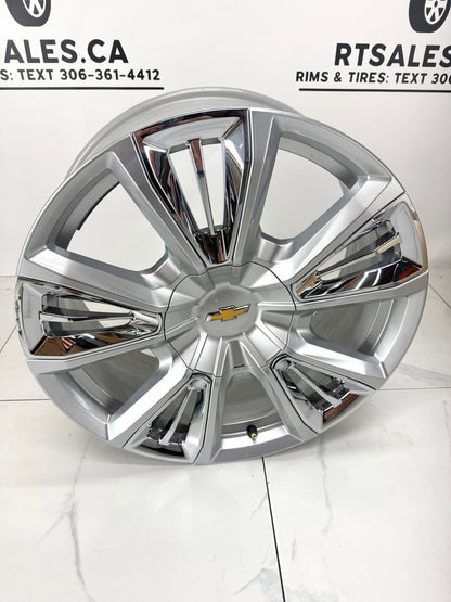 22x9 Chevy Factory OEM 1500 Rims 6x139 (Takeoffs)