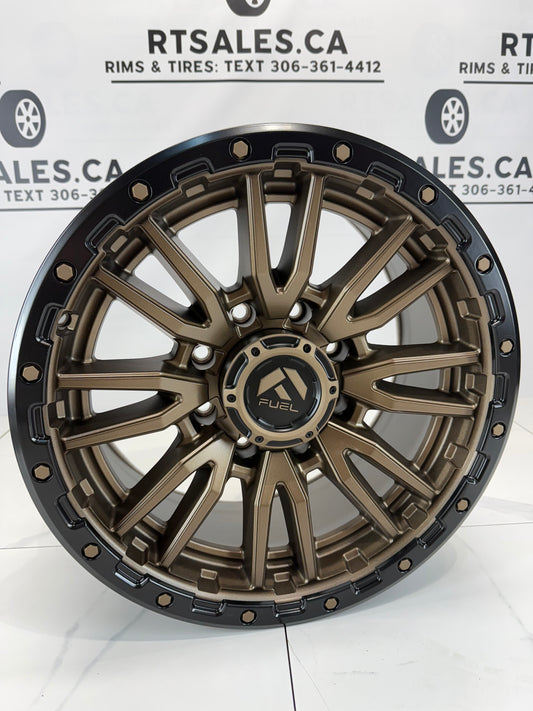 20x9 Fuel Rebel Rims 8x170 Ford Superduty