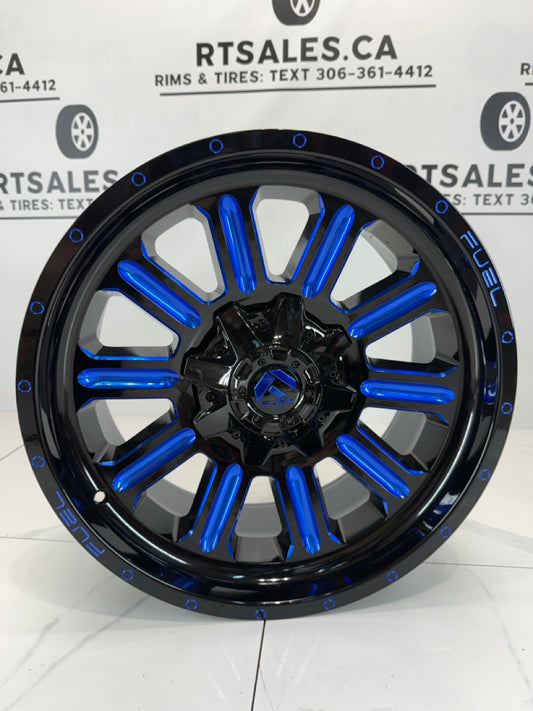 20x9 Fuel Hardline Rims 8x165