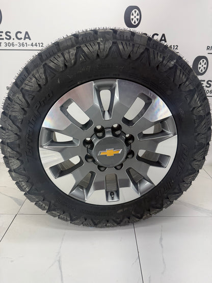 AMP PRO All Season Tires on 20 inch Chevy 2500/3500 Factory OEM Rims 8x180 (Takeoffs)