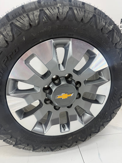 AMP PRO All Season Tires on 20 inch Chevy 2500/3500 Factory OEM Rims 8x180 (Takeoffs)