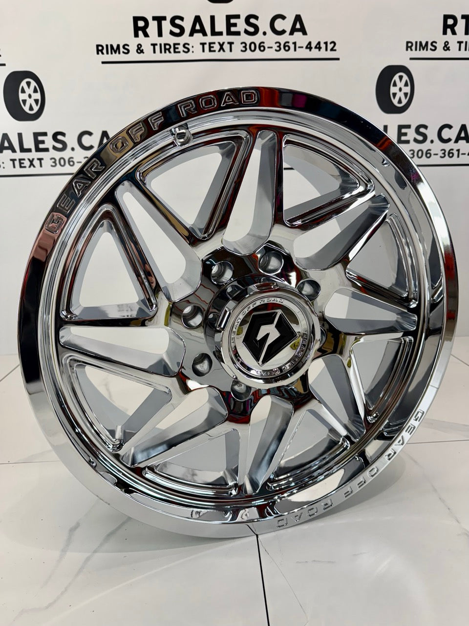 20x9 Gear Ratio Rims 8x170 Chrome