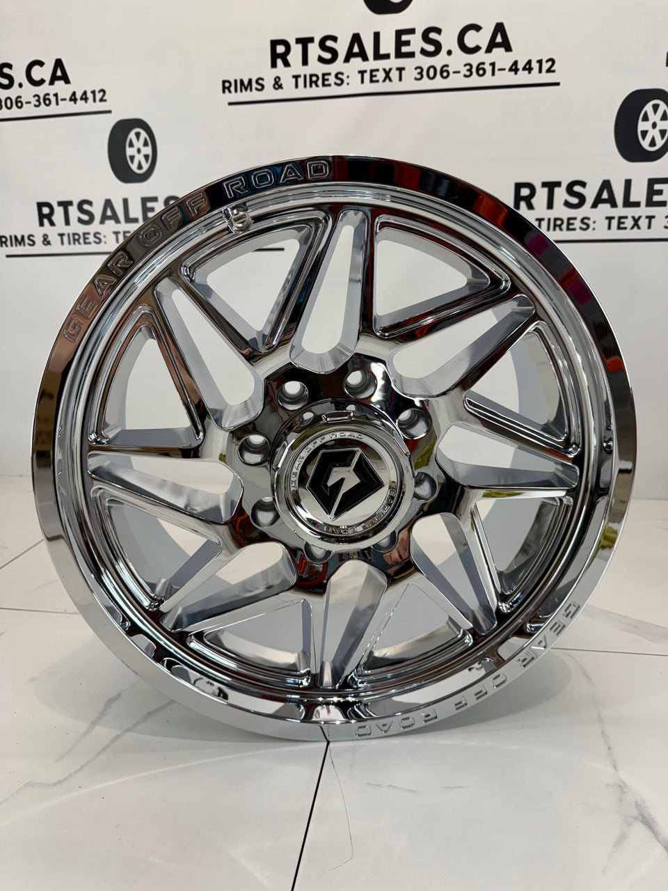 20x9 Gear Ratio Rims 8x170 Chrome
