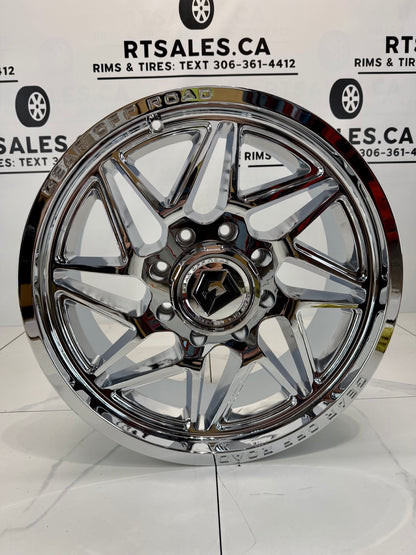 20x9 Gear Ratio Rims 8x170 Chrome