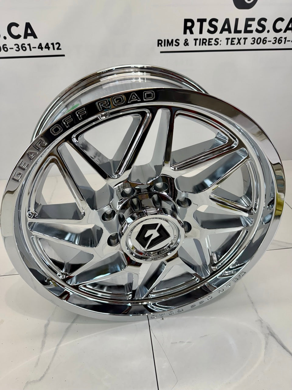 20x9 Gear Ratio Rims 8x170 Chrome