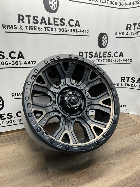 20x9 Fuel Traction Rims 6x135