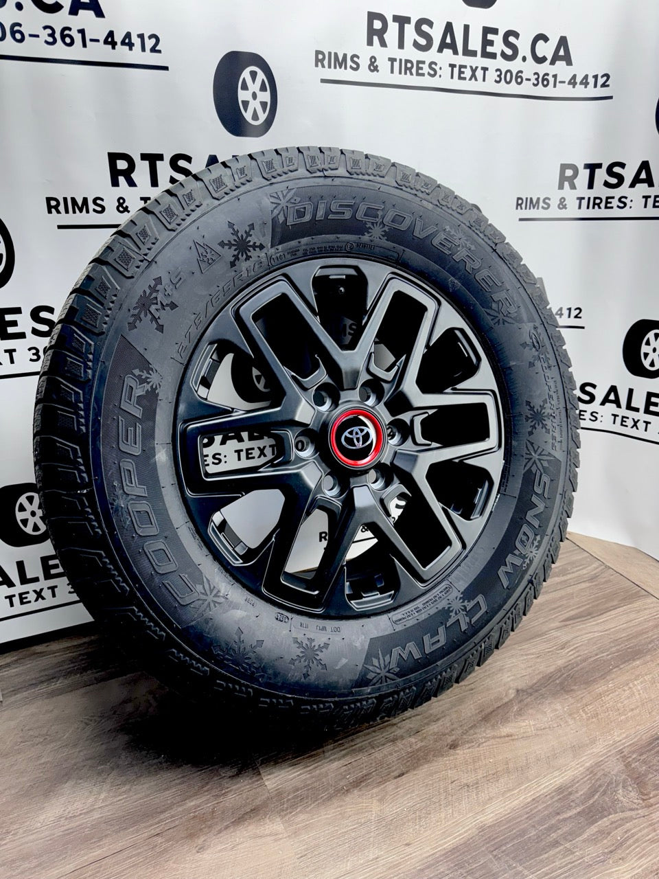 275/65/18 Winter tires 18x7.5 Rims 6x139.7 Toyota Tundra